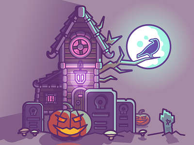 Halloween mansion