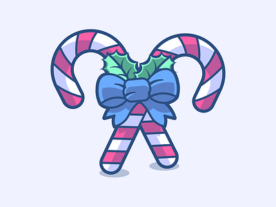 Candy cane 4/24 candies candy candy cane christmas holidays knot noel ribbon winter xmas