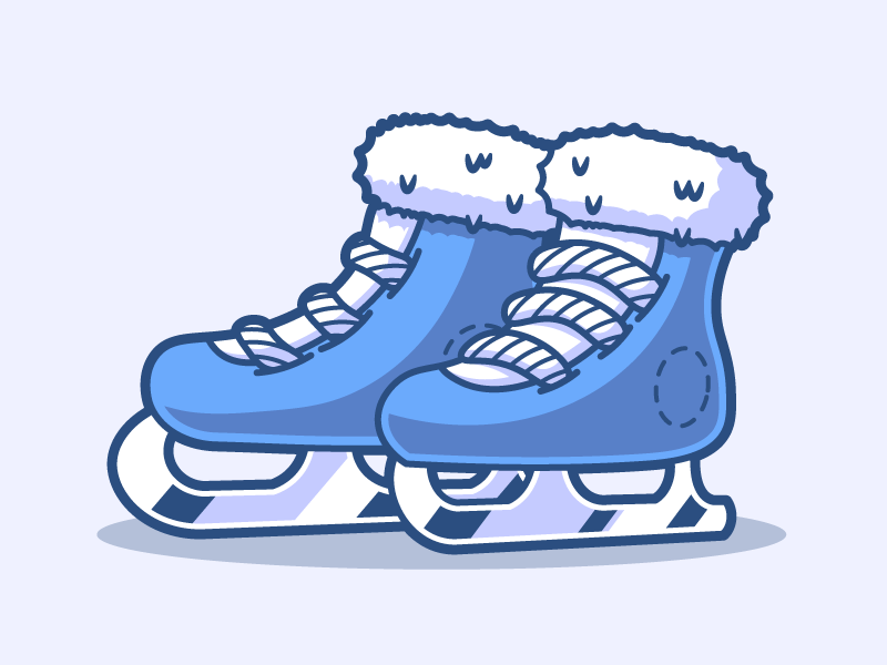 easy to draw ice skates