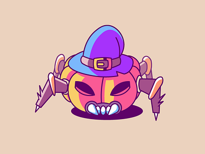 Crawling Pumpkin - 3/7 Halloween Beasts beast creature halloween magic monster pumpkin spider witch