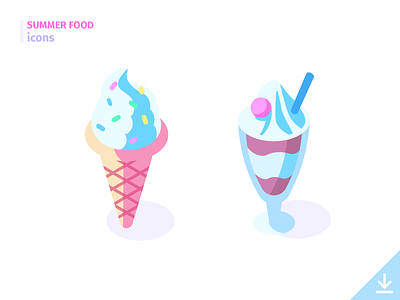 Ice cream cream food ice ice cone icecream icons illustrations summer vector