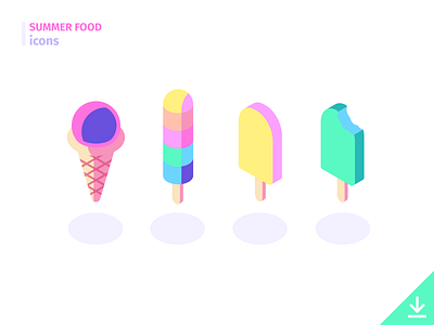 IceCream - 'Summer Food' icon set