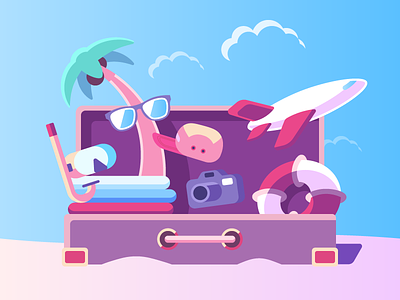 Holidays stuff beach diving mask gear holidays luggage suitcase summer summer stuff sunglasses travel traveling trip