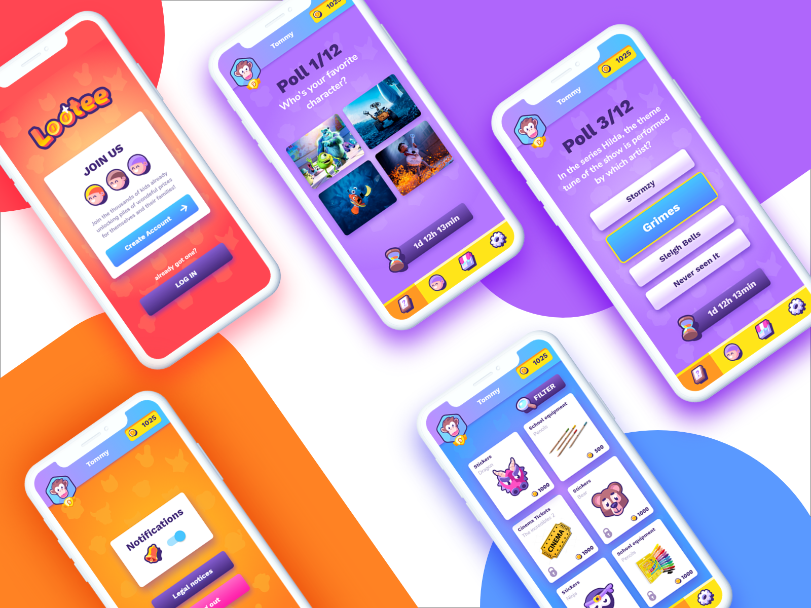 Kids game app. Kids app. Kids app Design. Kids UI apps. Mobile app game Design.