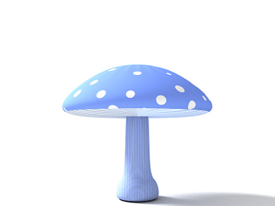 Blue - SHROOM (Rigged) 3d animation 3d art 3d model assets blue character rig gamedev indiedev lightwave 3d model mushroom render rig supji