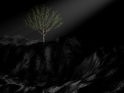 'Life' 3D modeled tree