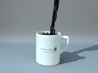 Revital U 3D testing liquid 3d 3dart 3dartist animation coffee lightwave3d liquid newtek revital revitalu supji test u