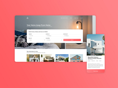 Airbnb Redesign airbnb branding design ui ux website