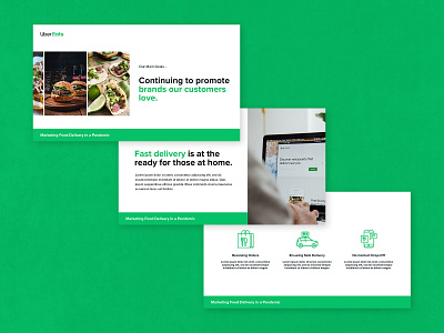 UberEats Pitchdeck Mockup