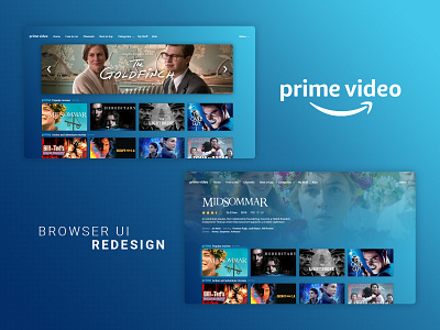 Amazon Prime Video Redesign