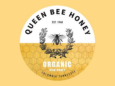 Queen Bee Honey Logo