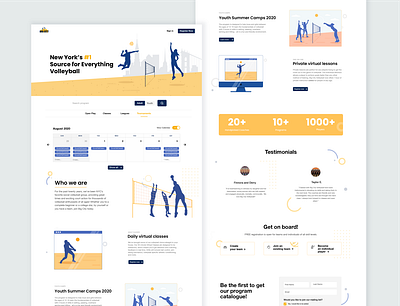 WIKI volleyball Haikyuu- Website concept. by Vadym Shevchuk on Dribbble