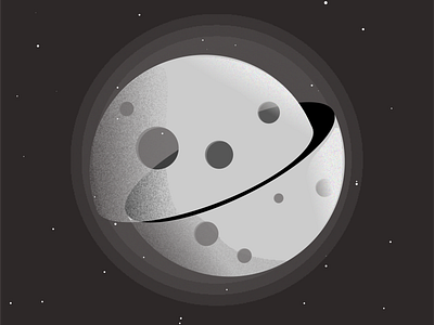 Moon design illustration illustrator