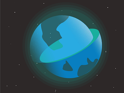 Earth cool illustration planet planet earth