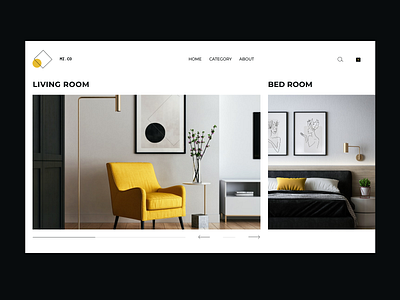 Concept for Interior WebDesign minimal