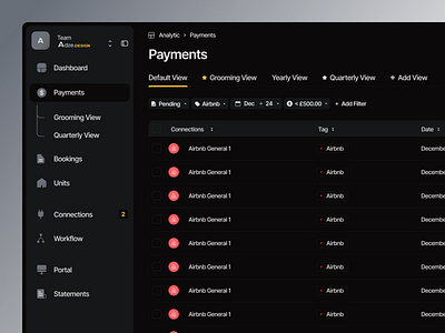 Finance Dashboard Concept UI