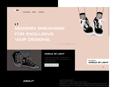 E Commerce - Website Concept black design magazine minimal simple ui ux web website