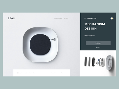 WEB Design - Concept branding clean design inspiration landing page minimal product design product page talavadze ui ux website