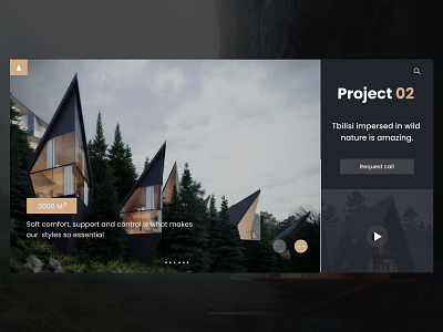 Architecture -Web Concept architecture clean design inspiration landing page minimal talavadze ui ux web webdesign website