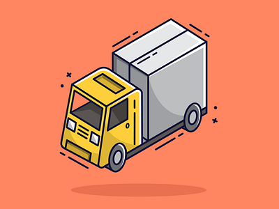 Transport Theme Flat Illustration