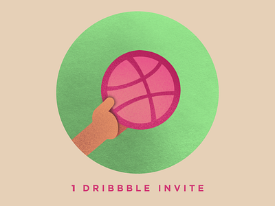 1 Dribbble Invite.