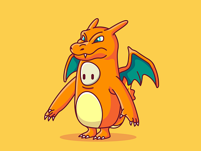 Fall Guys Charizard Skin