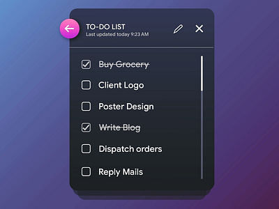 Take Notes Widget UI adobe adobexd app design flat illustration minimal ui uidesign uidesigner ux vector web website widget