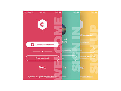 Daily UI 001 – Sign up 001 challenge daily ui form interface login sign in sign up ui