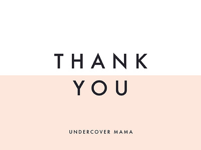 Thank You Card card graphic print thank you card