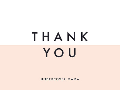 Thank You Card card graphic print thank you card