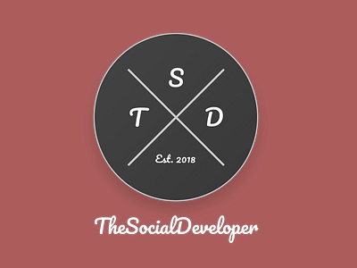 TheSocialDeveloper Logo Idea branding design logo web