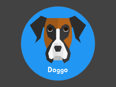 Doggo adobe xd app design dog dog illustration dog logo icon illustration web