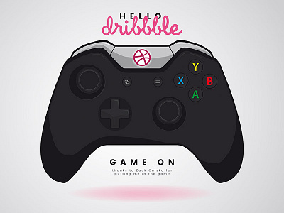 Game On controller debut game on vector xbox