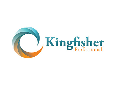 Kingfisher Professional Logo brand branding design graphic logo mark