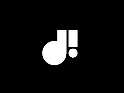 di Monogram logo bw logo monogram