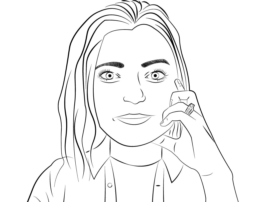 Self Portrait by Rebekah Daniels on Dribbble