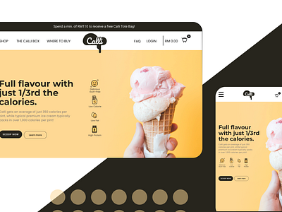 Calli Icecream - Homepage