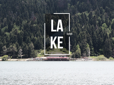 Lake abant bolu lake turkey typography