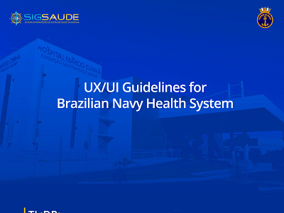 UX/UI Guidelines for Brazilian Navy Health System