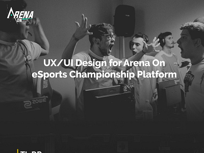 Arena On application design design flat identity typography ui ux website