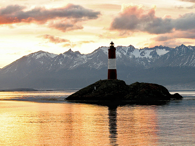 The Lighthouse at the End of the World photoshop poster