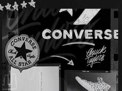 CONVERSE // All Star branding design illustration type typography