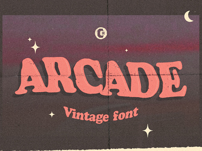 ARCADE FONT branding design illustration type typography