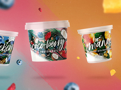 Youfoodz Brekky Packaging branding design packaging typography