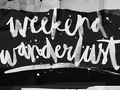 Experimental Brush Type 03 - Weekend Wanderlust