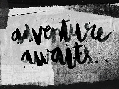 Experimental Brush Type 08 - Adventure Awaits