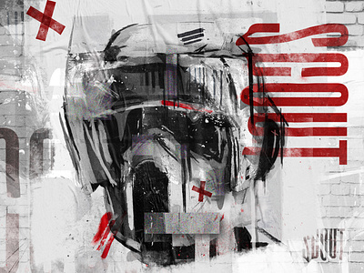 Star Wars - Scout Trooper design digitalart illustration typography