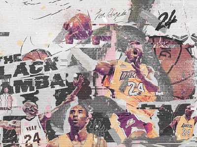 Kobe Bryant "The Black Mamba" Poster