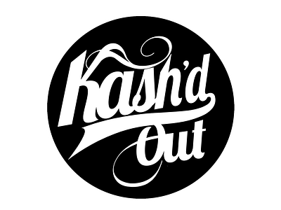 KASH'D Out - Logo band logo branding design logo music