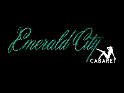 Emerald City Cabaret - Logo branding cabaret design logo